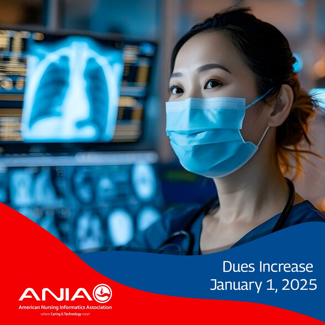 ANIAinformatics's tweet image. Did you know? ANIA Membership dues are changing on January 1, 2025. Join or renew your membership today and save!

Learn more👇
ania.org/membership

#InformaticsNurse #Nurse #Nursing