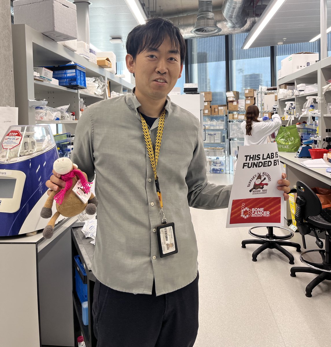 Bone Cancer Research Trust (@bcrt) on Twitter photo In #BoneCancerAwarenessWeek, we announced an exciting new research project with <a href="/chiefchemopony/">Willberry Wonder Pony</a>.
Leading this work is <a href="/BioengIshihara/">Jun Ishihara</a> at <a href="/Impengineering/">Imperial Engineering</a>, who gave an inspiring interview about his journey into research 🔬✨
Visit: ow.ly/K1AK50TNmSK
#InspiredByHannah In #BoneCancerAwarenessWeek, we announced an exciting new research project with <a href="/chiefchemopony/">Willberry Wonder Pony</a>.
Leading this work is <a href="/BioengIshihara/">Jun Ishihara</a> at <a href="/Impengineering/">Imperial Engineering</a>, who gave an inspiring interview about his journey into research 🔬✨
Visit: ow.ly/K1AK50TNmSK
#InspiredByHannah