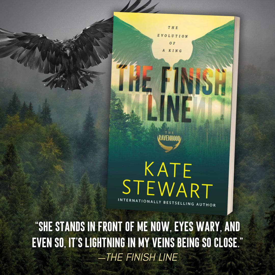 Between the Chapters Book Club (@btc_books) on Twitter photo Simmering with danger, <a href="/authorklstewart/">Kate Stewart</a> returns with Tobias's story in THE FINISH LINE—the thrilling conclusion to #TheRavenhood series. ow.ly/GwcS50TOxlG Simmering with danger, <a href="/authorklstewart/">Kate Stewart</a> returns with Tobias's story in THE FINISH LINE—the thrilling conclusion to #TheRavenhood series. ow.ly/GwcS50TOxlG