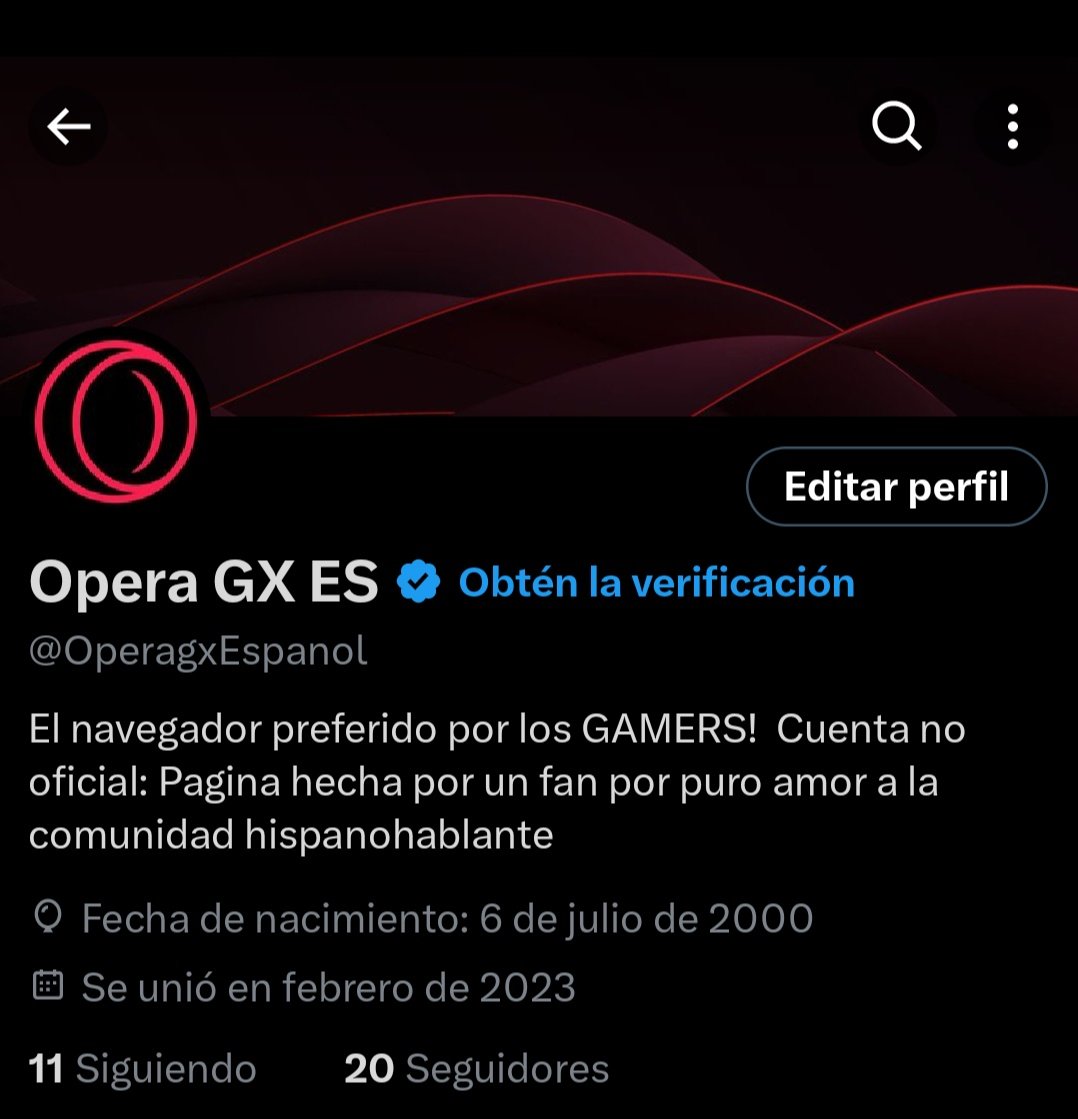 Opera GX ES tweet media