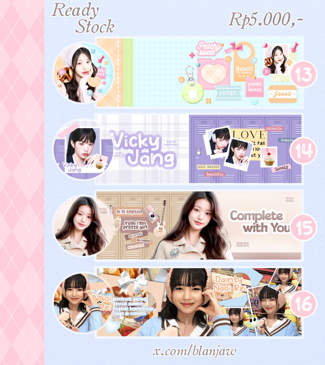 dkownload's tweet photo. Hii aku ada layout cs/clear and sale serba 3-5k ajaaa, free re-text yaaw! yang mau take bisa langsung dm ke @blanjaw yaaa! 

13 sold ❌
#zonauang https://t.co/IllKt1F02M