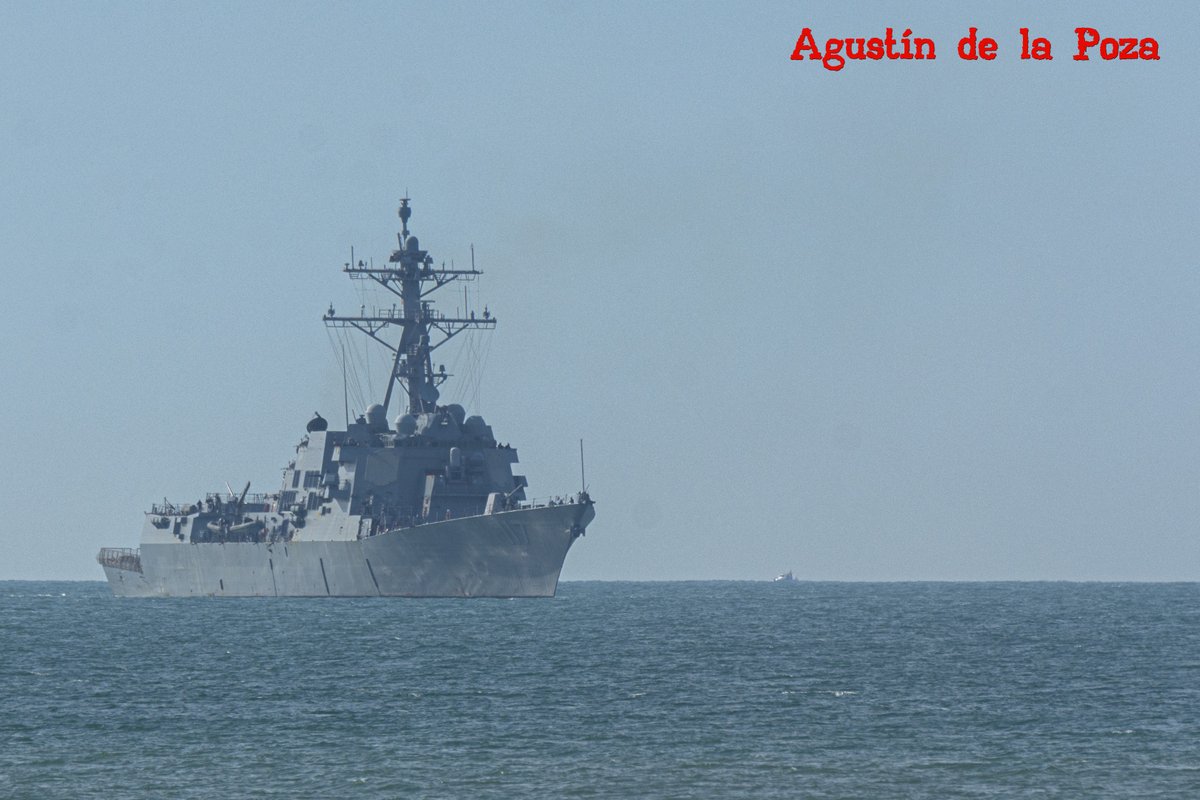 AgustinLowpozi's tweet photo. Se hace a la mar, desde la Base Naval de Rota, el Paul Ignatius DDG 117.
#BaseNavalRota #PaulIgnatius #DDG117 #Destructor #NoticiasNavales #DefensaMaritima https://t.co/7VD6ZJJ1a1