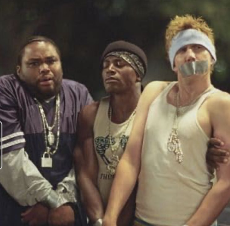 Told my cousin he thinks he’s B-Rad &amp; he didn’t get it, so Family Movie Night was watching Malibu’s Most Wanted.
We hollered. 
Lil cousin found out he was more Sean  the Taye Diggs character. Now his feelings hurt