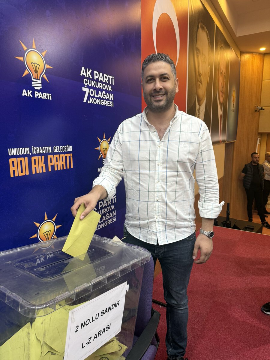 Ak Parti Çukurova İlçe Başkanlığı’mızın 7. Olağan Kongresi’nde oyumuzu kullandık. Tekrar başkanlığa seçilen Sn. <a href="/akincemal/">Cemal AKIN</a> ve yönetimini tebrik ediyorum.