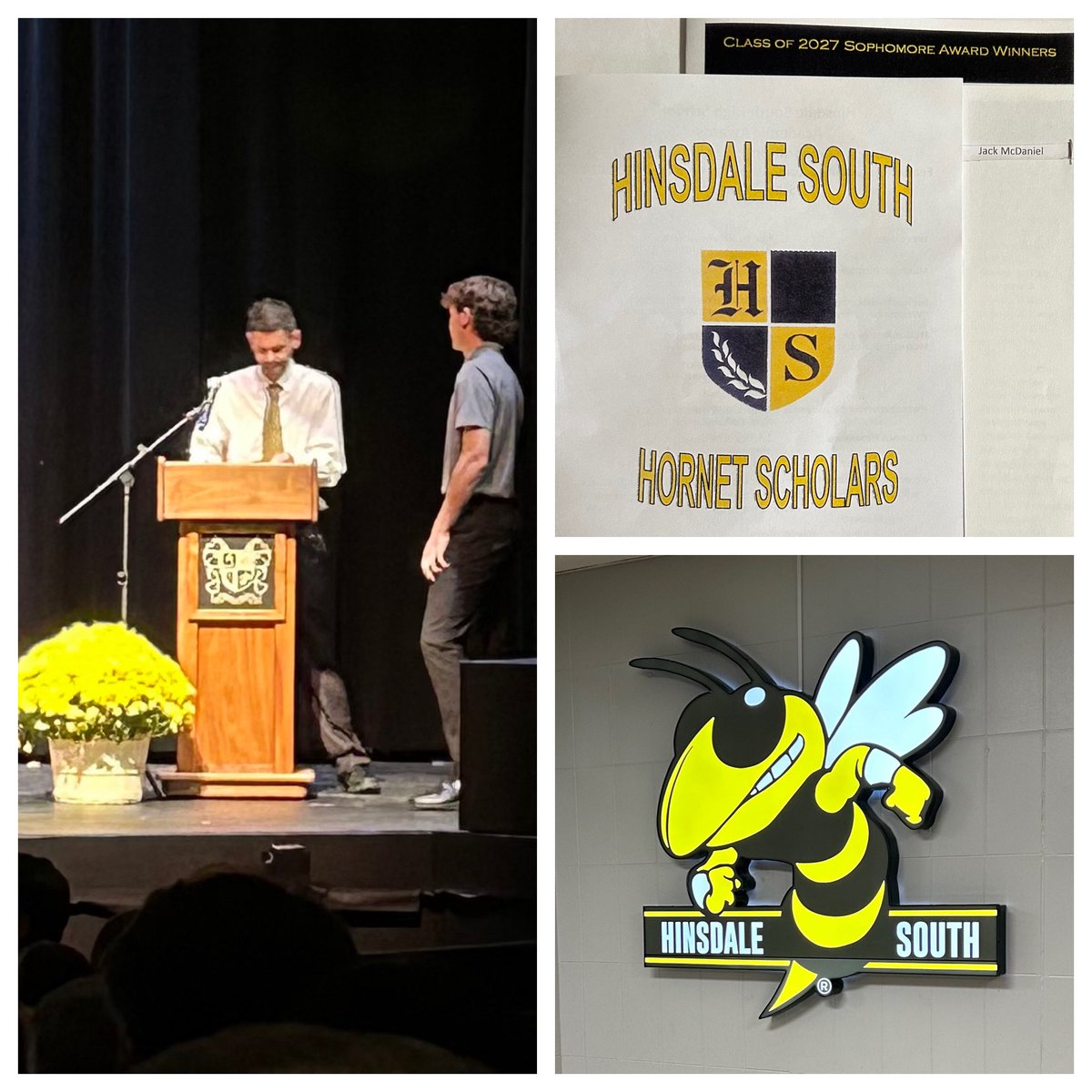 Proud of his dedication in the classroom… honored this past week for back to back Dean’s List during freshman year 📚