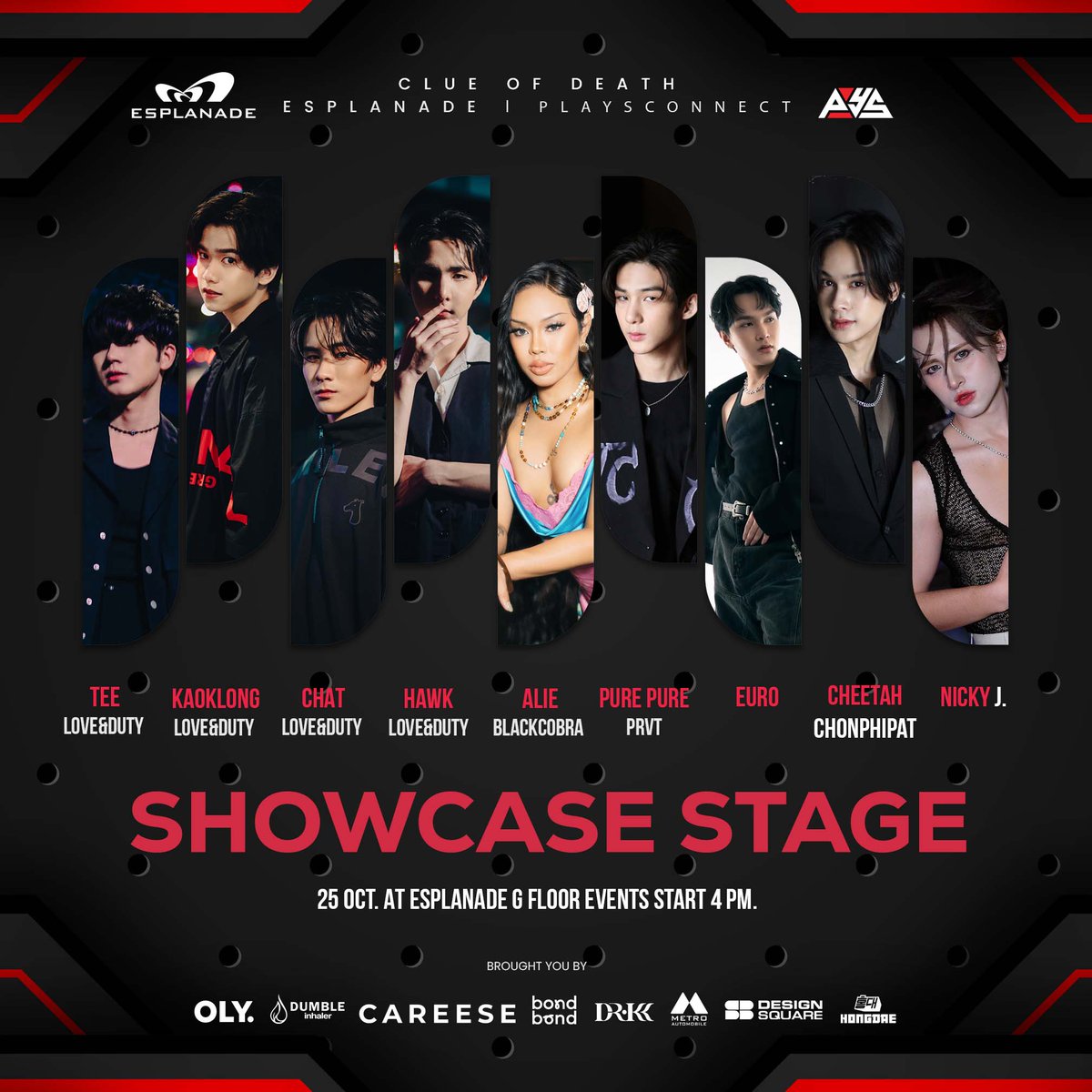 เตรียมพบกับ อภิมหามหึมาความสนุก จากทัพศิลปิน Play S Connect และ Special Guest ตัวตึง ที่พร้อมระเบิดความสนุกในงาน Play S Connect Showcase Stage 25 ต.ค. นี้ ณ เอสพลานาด รัชดา พบกันชั้น G 4 โมงเย็นเป็นต้นไป

#PlaySConnect
#LAD #LoveAndDuty #bondbond #bondbondlive