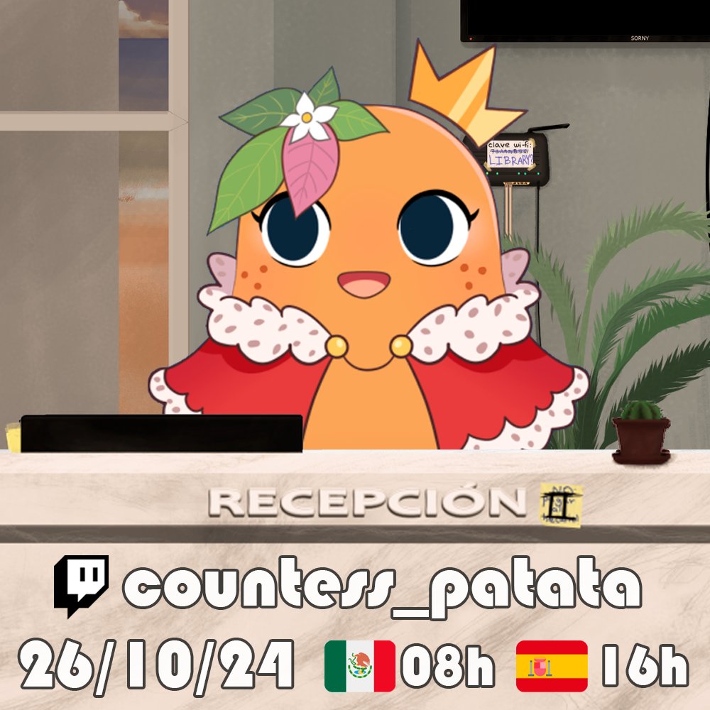 "Becario, ¿por qué hay una papa en la oficina? ¿Vas a cocinar?" - Editora Jefa

Este sábado 26.10 tendremos en La Recepción a <a href="/Countess_Patata/">🥔Countess Patata (She/her)🥔</a> para un tubércula entrevista. Acompáñanos a conocer un poco más de esta adorable papita y su gran trayectoria. ¡No te lo pierdas!