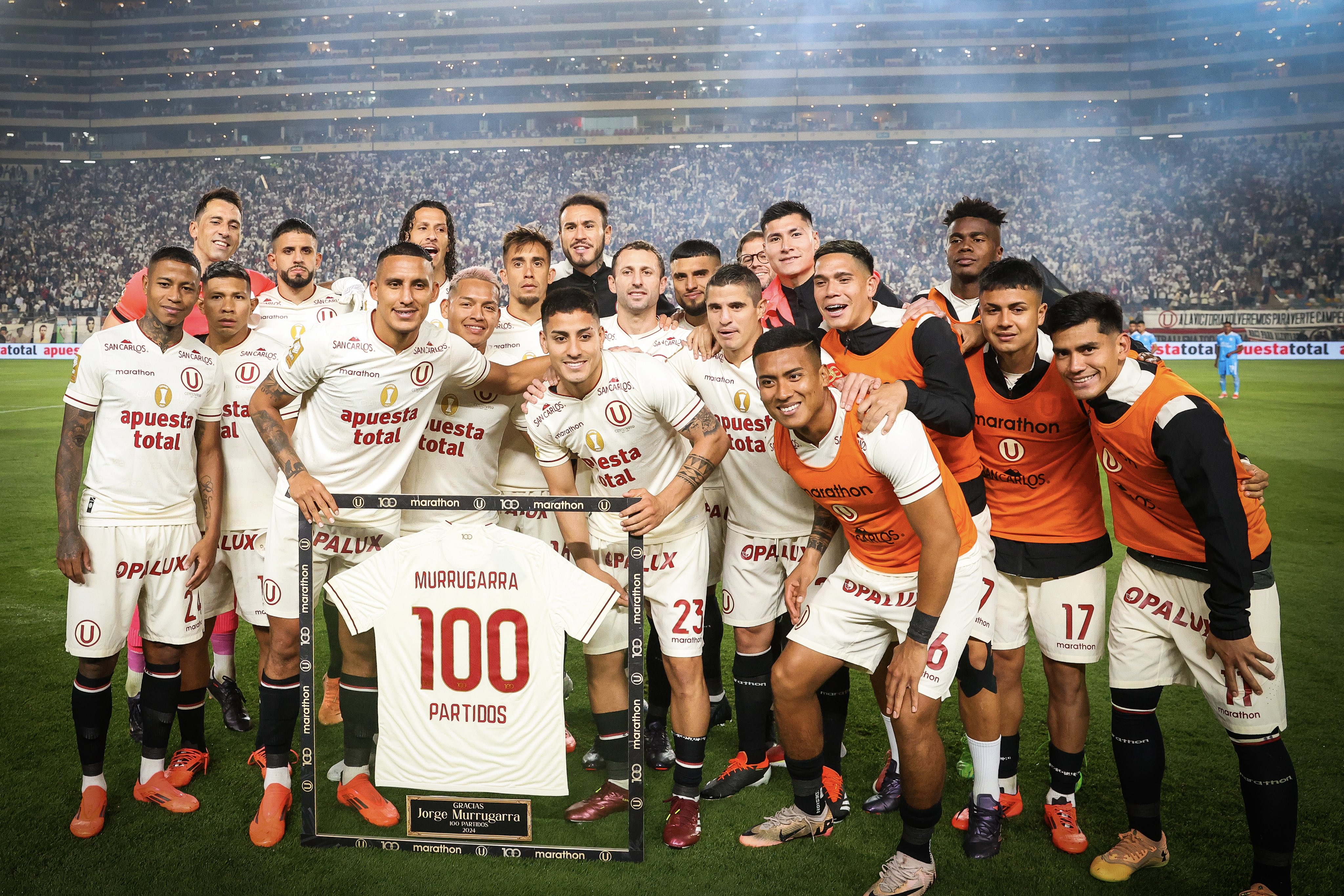 Jorge Murrugarra cumplió 100 partidos con Universitario. (Foto: Universitario)
