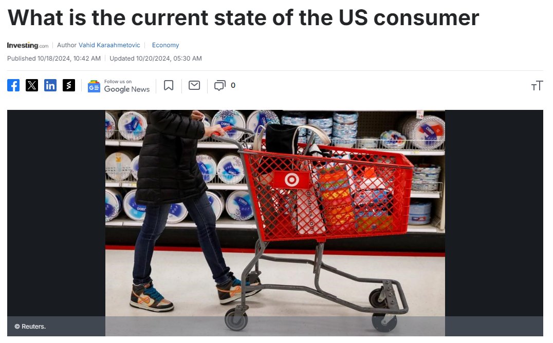 MasterCFA_edu's tweet photo. US consumer spending shows resilience, but cracks appear.
Why care?
Your job, investments, and daily life are all affected. Economic shifts impact everyone, from Wall Street to Main Street.
Understanding these trends helps you make smarter financial decisions.
#USconsumer https://t.co/gihOtPNHmR