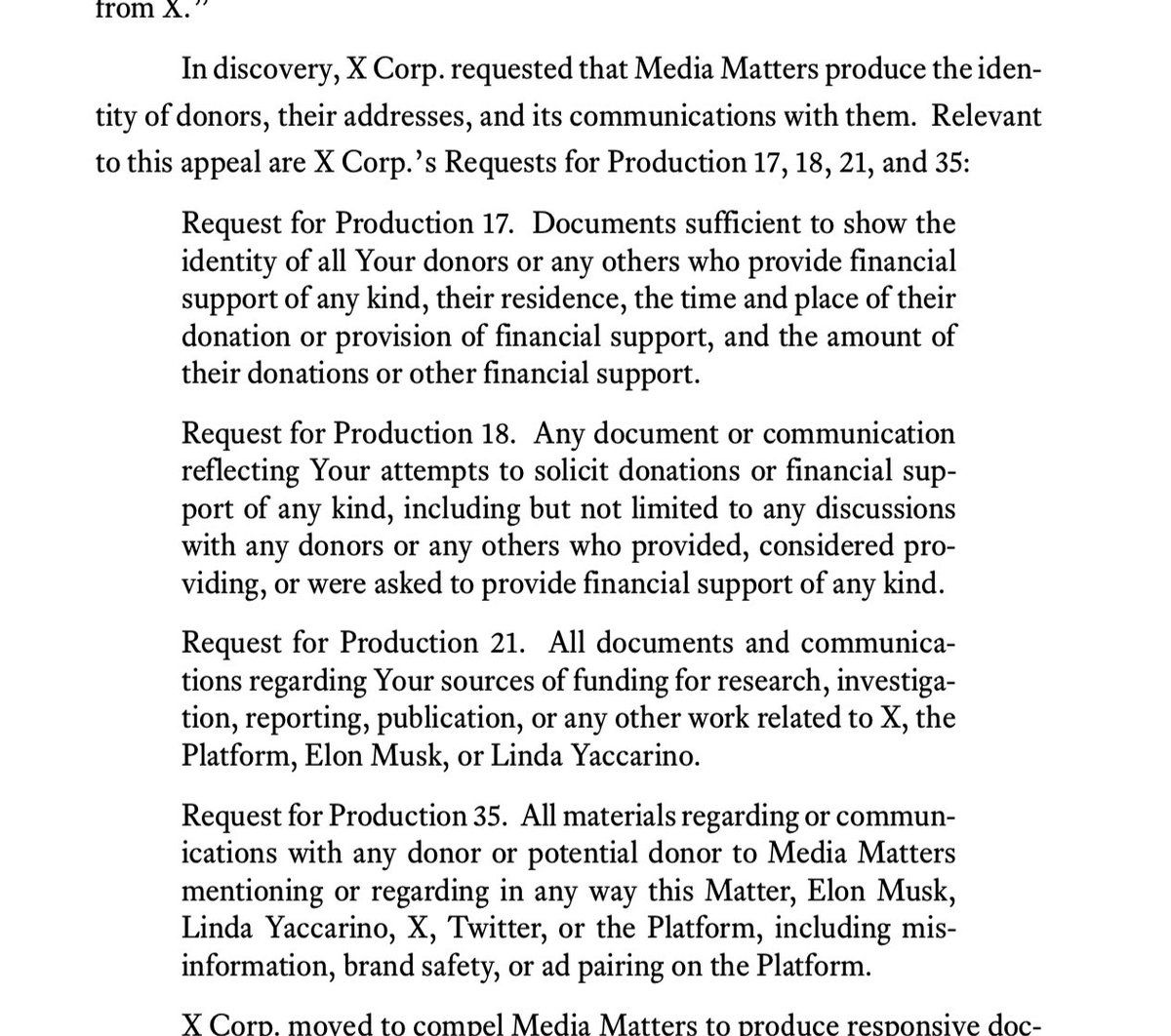 CA5 this morning stays discovery into Media Matters’ donors demanded by a certain social media website pretty silly lawsuit. 

ca5.uscourts.gov/opinions/pub/2…