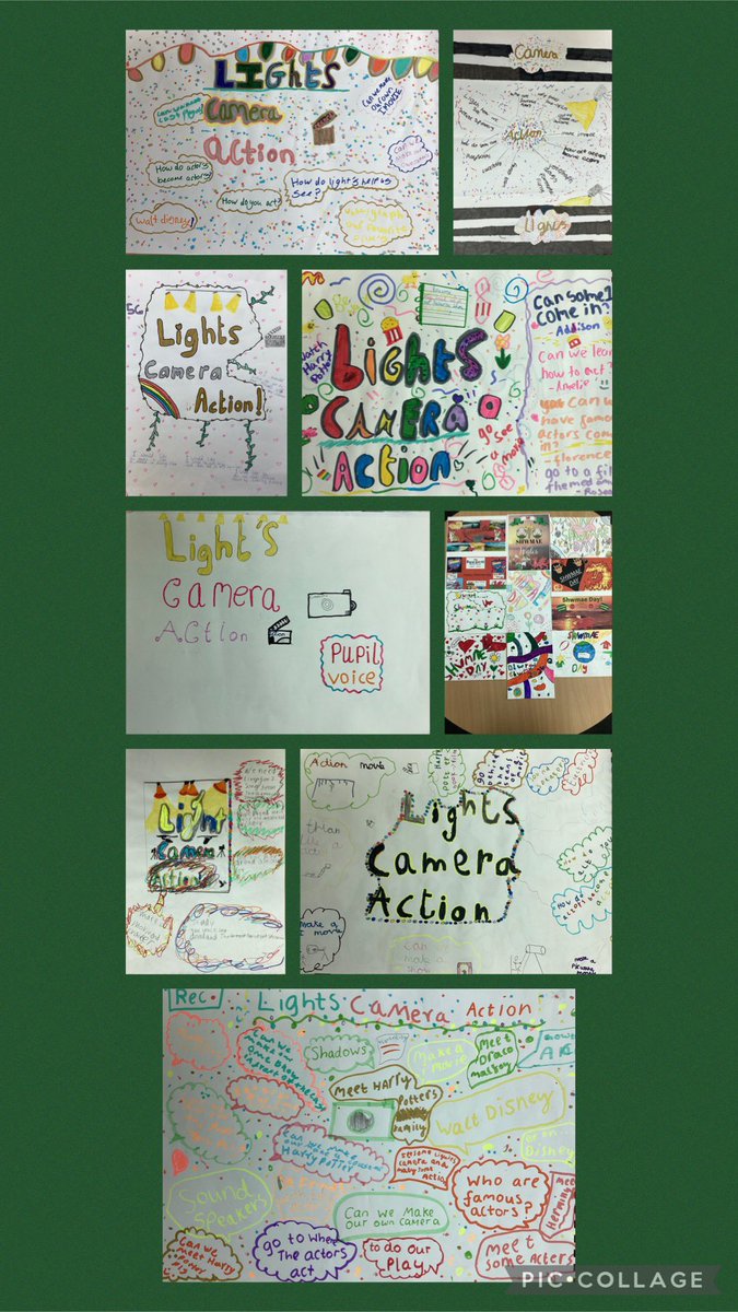 Using Pupil Voice for our new topic ‘Lights, Camera, Action’.