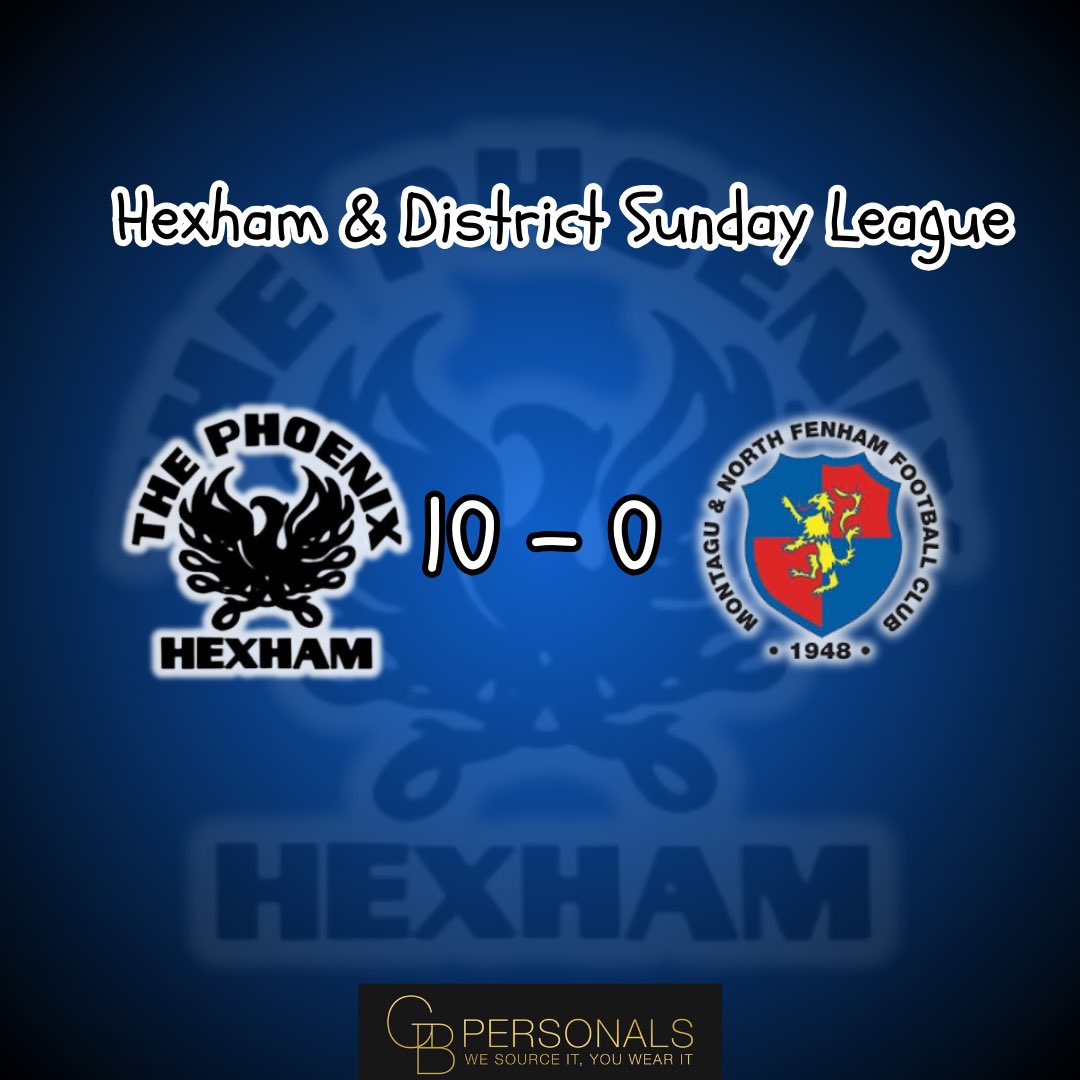 🟦⬛️🟦 Result ⬛️🟨⬛️

Nixy 10 - 0 <a href="/Monty_NFenham/">Montagu and North Fenham Football Club</a> 

TJ ⚽️⚽️⚽️
<a href="/Barker13J/">jack barker</a> ⚽️⚽️⚽️
Olli P ⚽️
Max ⚽️⚽️🌟
<a href="/LewisLoughhead/">Lewis Loughhead</a> ⚽️

Good performance from us this morning in testing conditions. 

#monthenixy #hexham #sundayleague

🔵⚫️