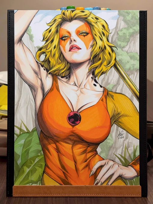 Arttrober Day 20 - Cheetara from #thundercats Auctions of day 13-19 are now live on  #arttrober2024 #cheetara #arttrober 