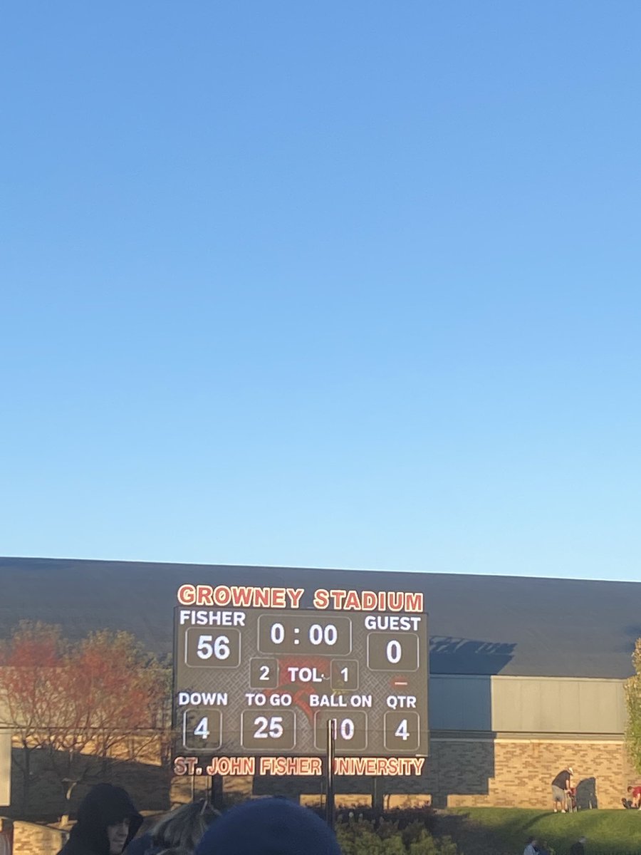Had a great time at St. John fisher yesterday amazing gane day experience with them getting a huge win over hartwick thank you <a href="/SjfFootball/">Fisher Football</a> <a href="/CoachRicciFB/">Coach Ricci</a> <a href="/coach_prina/">Jayden Prina</a> <a href="/chriskeyes16/">Coach Keyes</a> <a href="/SchroederFtball/">Schroeder Football</a> <a href="/Aballintheair/">Coach Bank💰</a> <a href="/CoachConsul/">John Consul</a>