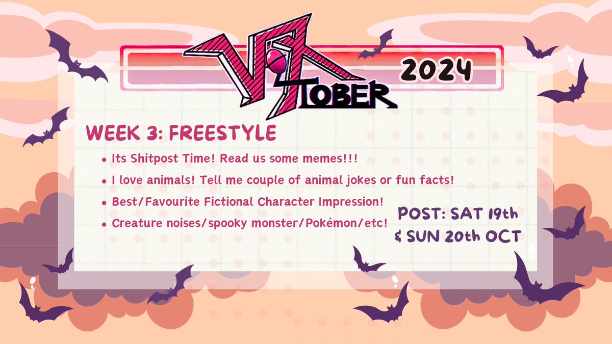 🌟 #VOX_TOBER WEEK 3: FREESTYLE🌟