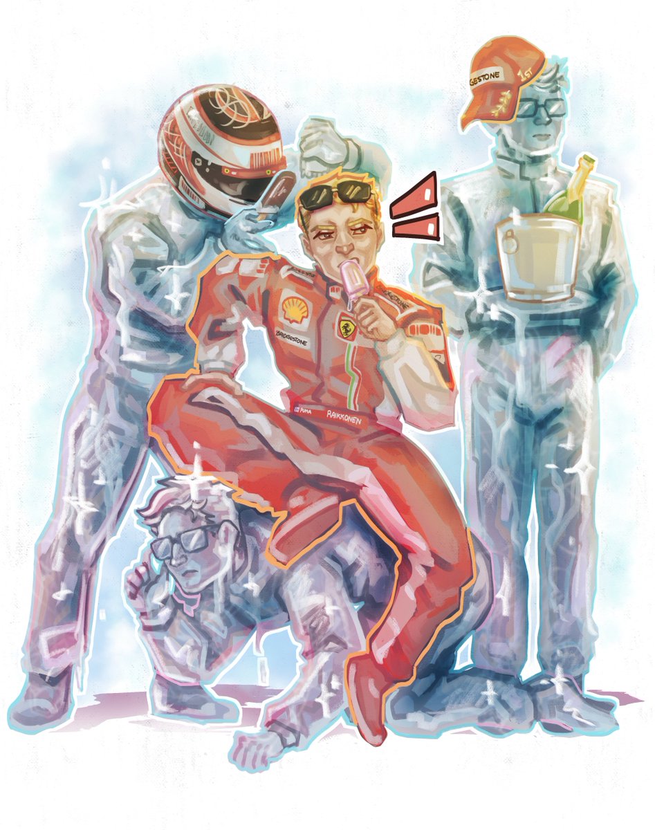 salvatyre's tweet image. cold as 🧊
#kimiraikkonen #f1