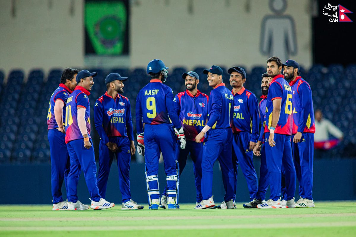 rohitpaudel17's tweet photo. Grateful for the amazing teamwork; appreciating every ounce of effort and teamwork that led to this victory.
 The journey continues! 🤝🇳🇵 https://t.co/nOuAxnxgXe