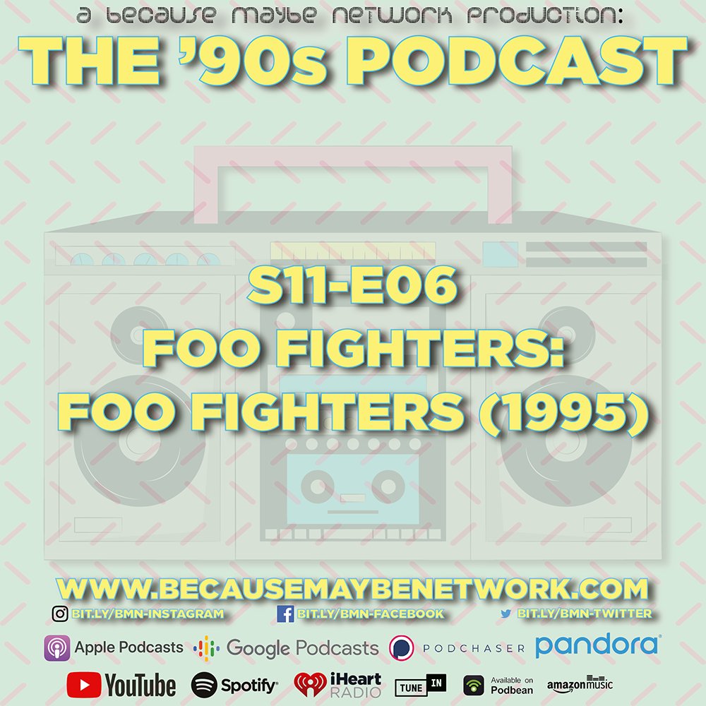 _BecauseMaybe's tweet image. WHATS UP EVERYBODY??!!?? This week @welshjrc1984 is joined by Gregg as we talk about the debut alum of the Foo Fighters….

bit.ly/90sP-S11-E06

#90spodcast #podcast #nostalgia #throwback #90s #90sreview #albumreview #foofighters #illstickaround #bigme  #rock #alternative