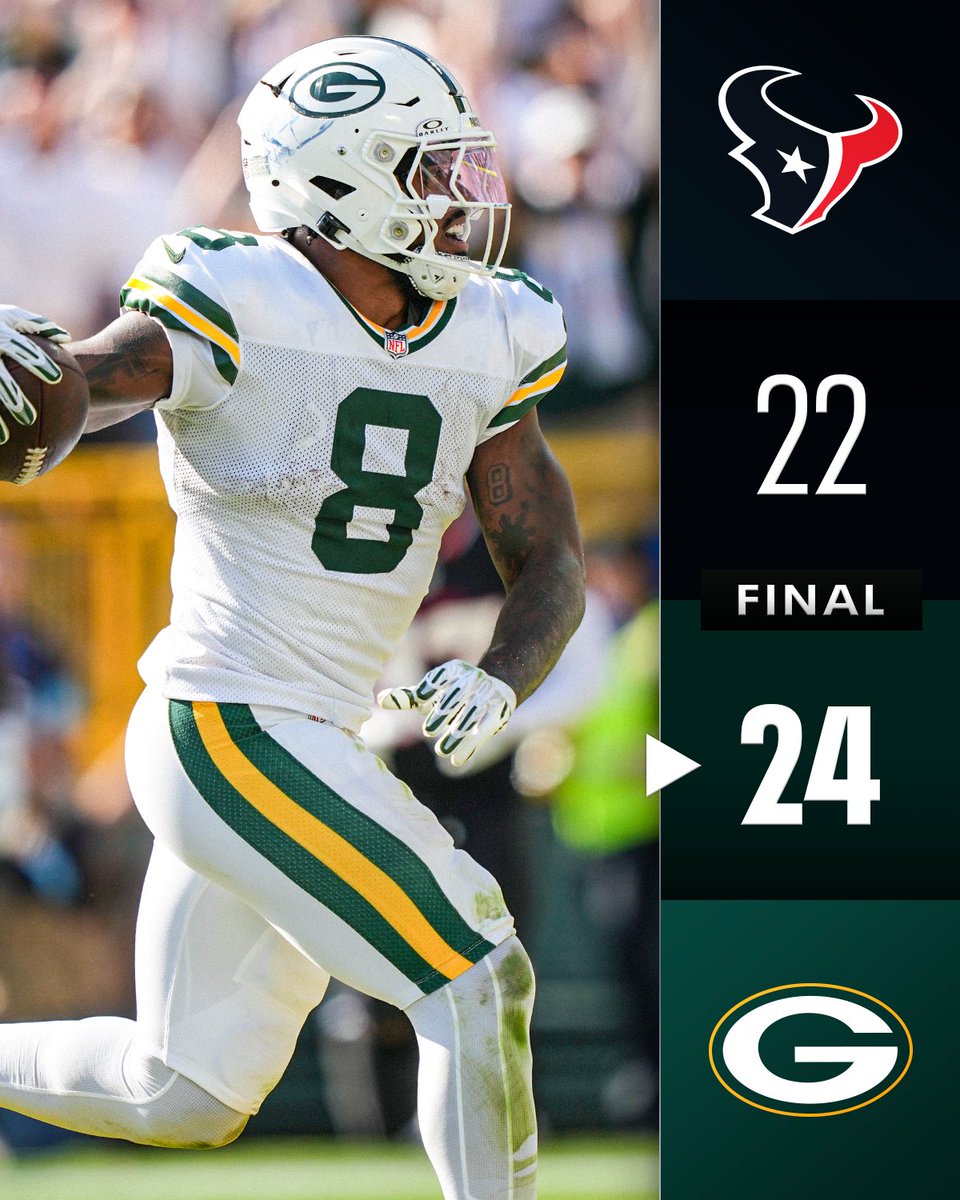 FINAL: <a href="/packers/">Green Bay Packers</a> win it in the final seconds! #HOUvsGB