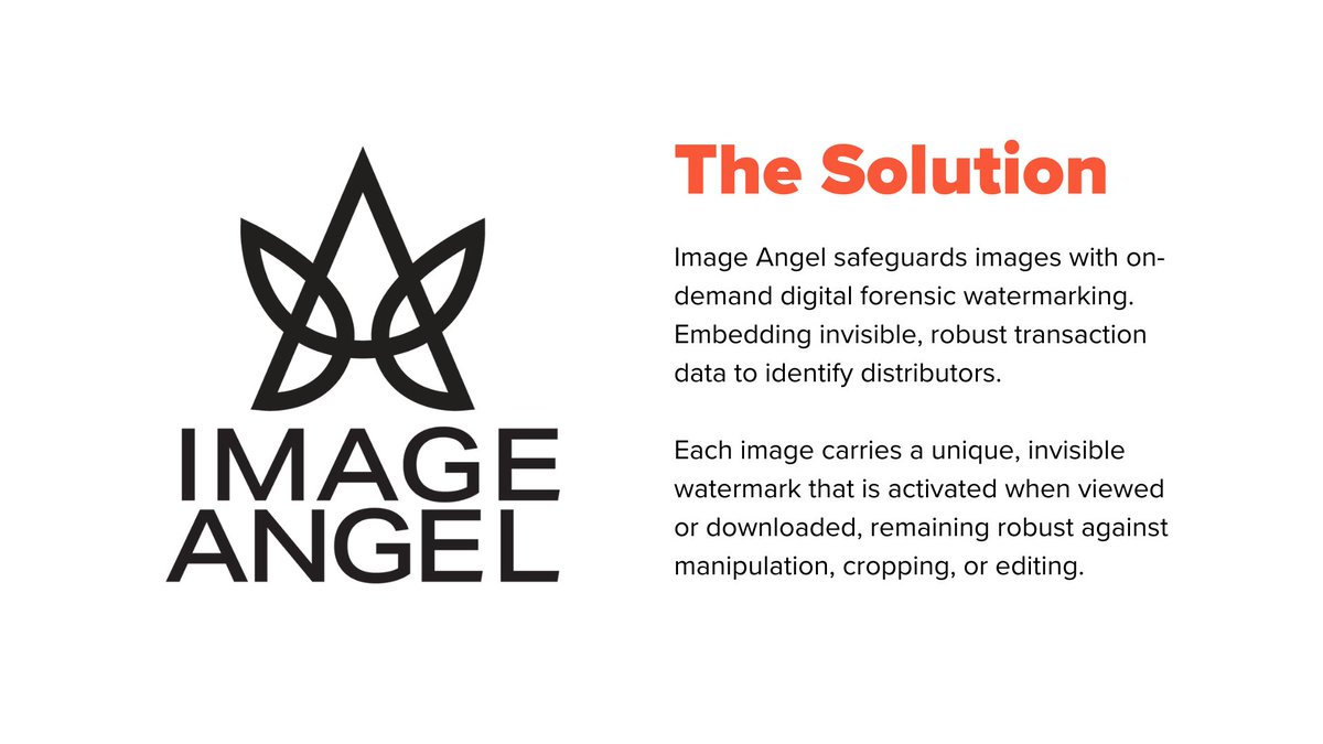 Hey, we are Image Angel 🪽
We are here with the solution to image based abuse &amp; misuse.