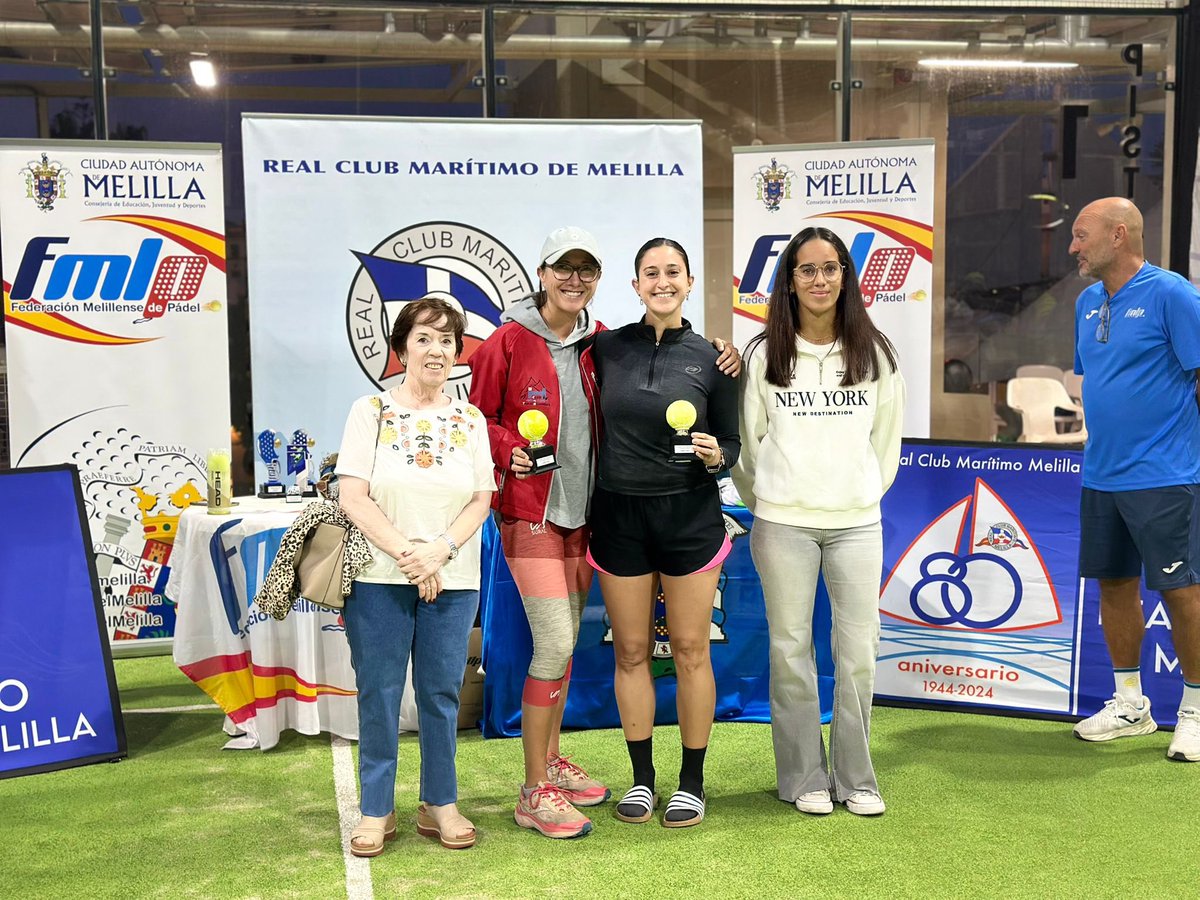 El Trofeo Solidario ‘Soraya Mohamed’ de pádel cierra su décima edición con récord de participación y más de 2.000 euros recaudados. <a href="/PadelMelilla/">PadelMelilla</a> <a href="/maritimomelilla/">RC Marítimo Melilla</a> facebook.com/10006369523803…