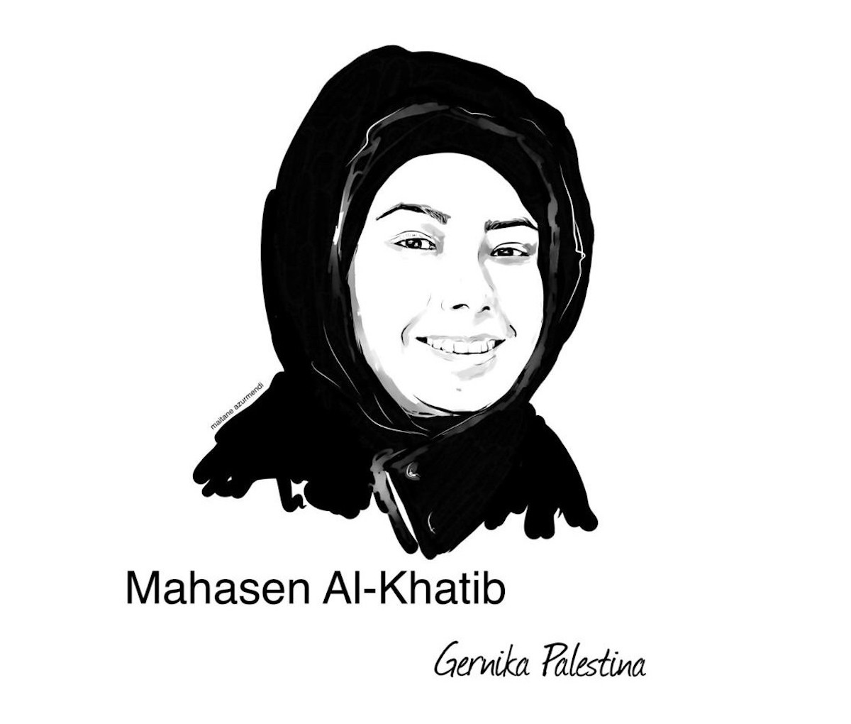 Ataques israelíes matan en Gaza a Mahasen Al-Khatib, ilustradora que había agradecido al pueblo vasco las movilizaciones en apoyo a Palestina: «Sois nuestra voz»

👉 naiz.eus/es/info/notici…

Gernika-Palestina guardará un minuto de silencio en las movilizaciones de mañana