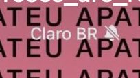 a rosé usando chip da CLARO kkkkkkk