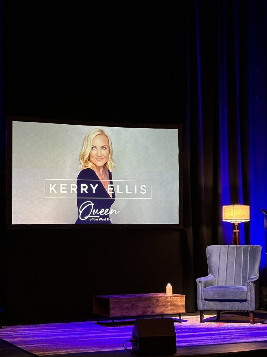 At <a href="/derbytheatre/">Derby Theatre</a> tonight for the marvellous <a href="/kerryjaneellis1/">.</a> Queen of the West End! So far, so fabulous! 💖
