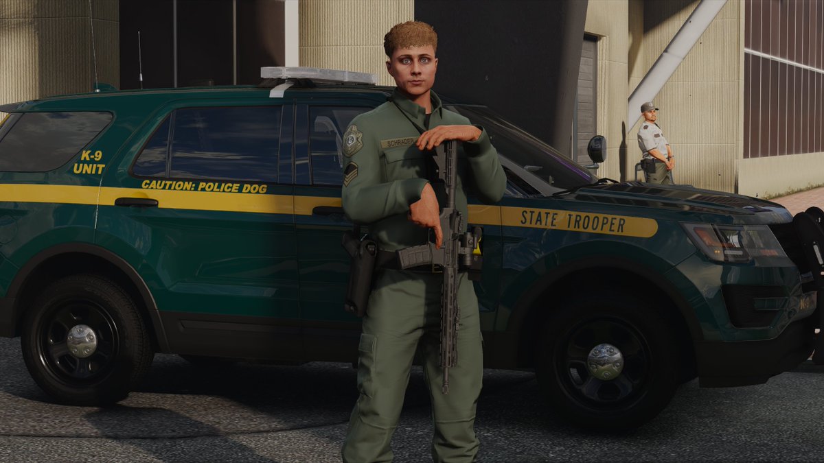 agentswork_shop's tweet photo. The VSP uniforms are now completely finished and will be tested over the next few days. If nothing comes up, they will be released for Patreons at the end of next week.

#gta5 #gtav #lspdfr #fivem #police #statepolice #lawenforcement https://t.co/Ookrf0Sdu2