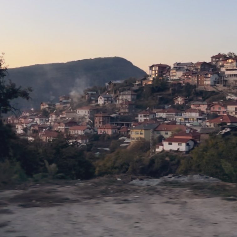 JourneysofJames's tweet image. Cycled for hours today. Climbed ~600m. Exhausted. As darkness falls I reach Kovachevitsa in the Rhodope mountains. At the Inn I’m treated to a hearty stew, flan and blackcurrant wine. The smell of firewood. It could be 100 years ago. All’s well with the world for a bit.