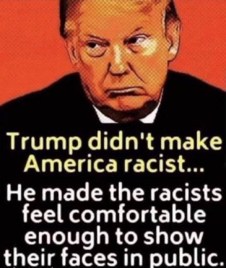 KJamake's tweet photo. @Grok_This @MaMaDonnae The MAGA cult fascist movement is built on 
racism, misogyny &amp; fear…white supremacy. 
Let’s make the MAGA Nazi RepubliKKKlans crawl back into their caves &amp; under their rocks.
#MAGACultMorons #MAGAInsanity #RedFascists #VoteBlueToStopACriminalGOP #WeChooseFreedom #VoteALLBlue https://t.co/PMhSWHmJTB