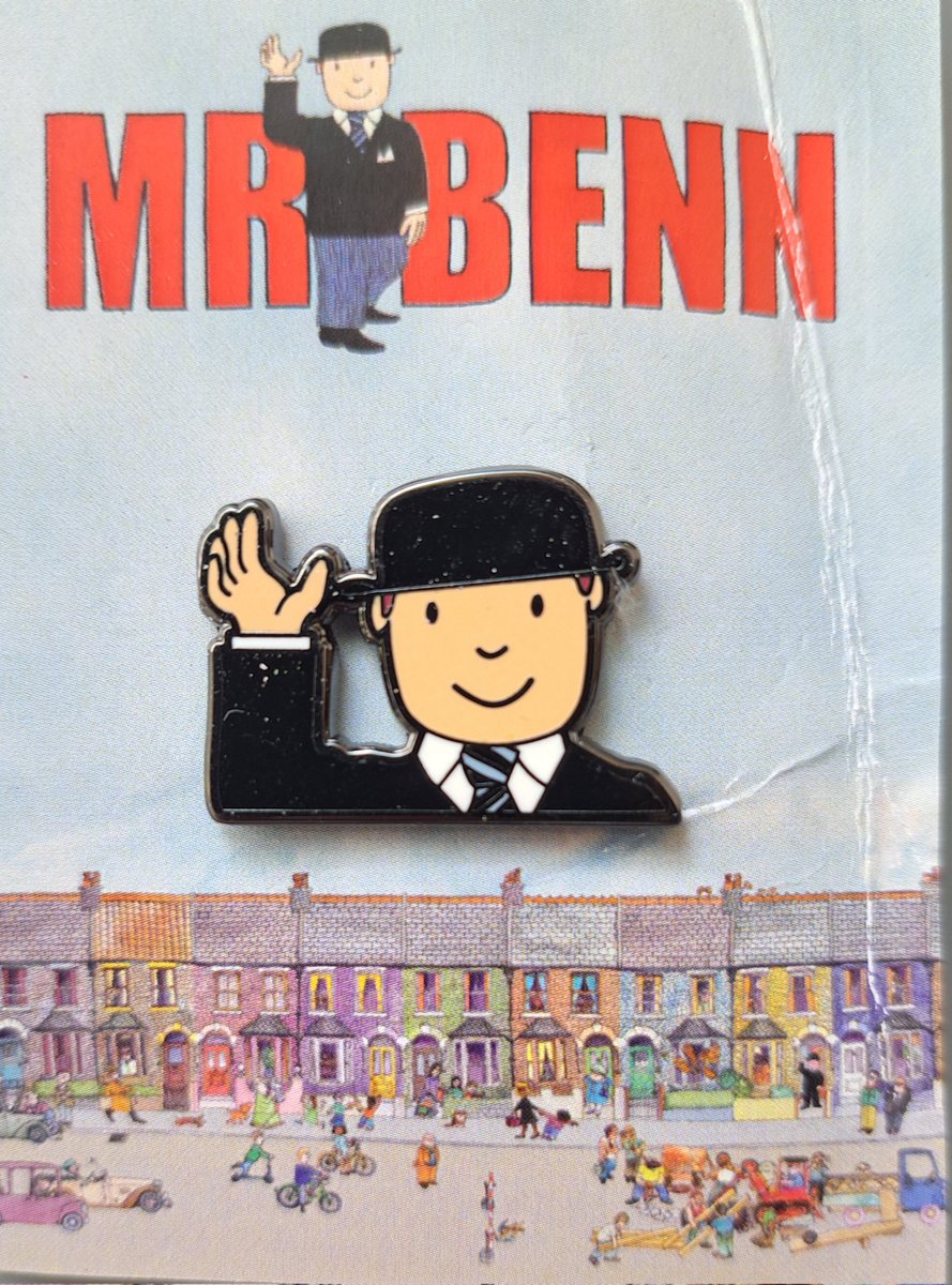 Always makes me happy to give something away...
Want a Fabulous Mr Benn badge?
I'm giving one away.
All you need to do is RT this tweet.
I'll select a winner one week from today.