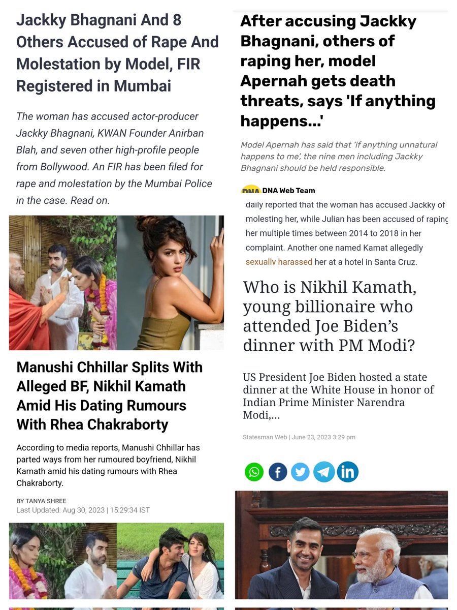 SoumyaRao52's tweet photo. @NYTraveler2 @DevS Not any Tom, Dick & Harry gets an invitation to the #BabaSiddiqui & #PigBoss parties, an entry into the inner circle of gutterwood & political elites! She isn't a liability yet, hence so much 💰 is pumped in even now, PR, Podcast, Roadies, chapter2! #ArrestRheaChakraborty https://t.co/3y3uFs3ssC
