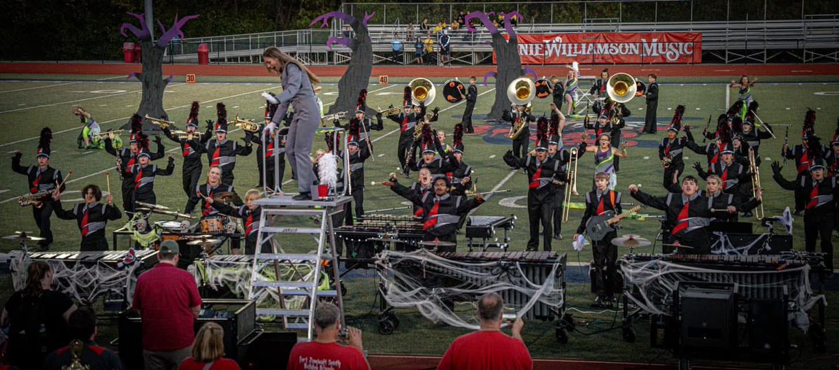 Congratulations to our wonderful Bulldog Brigade on an outstanding season. Wrapped up in Park Hills coming in 6th out of 23 other wickedly talented bands. They also received awards  for Outstanding Music &amp; Color Guard. So proud of all the members!