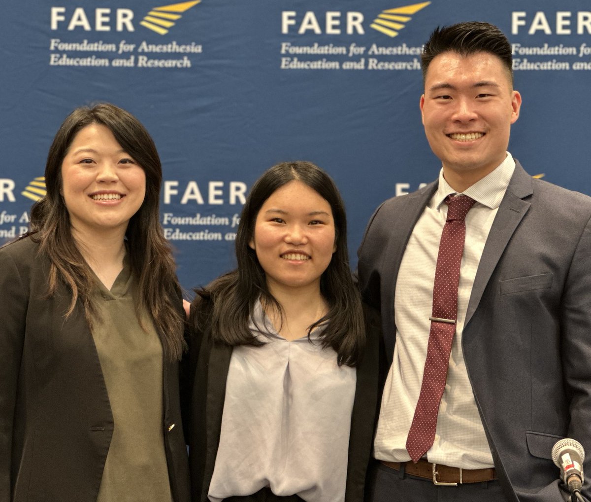 Outstanding representation from <a href="/HopkinsMedicine/">Johns Hopkins Medicine</a> medical students Lisa Young MS4, Terrence Tsou MS4, and Winnie Liu MS2, all of whom presented as #MSARF participants. Great projects and wonderful presentations! <a href="/FAERanesthesia/">FAER</a> #ANES24