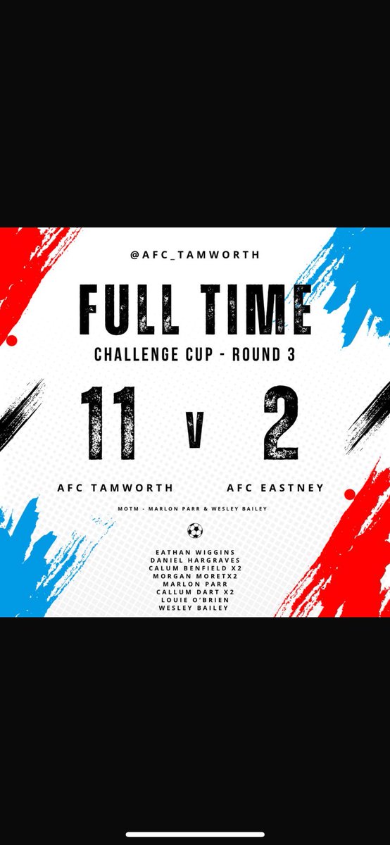 AFCTamworth_'s tweet image. Into the next round we go 🏆.

#Marsbar #Wezo #scoregoals