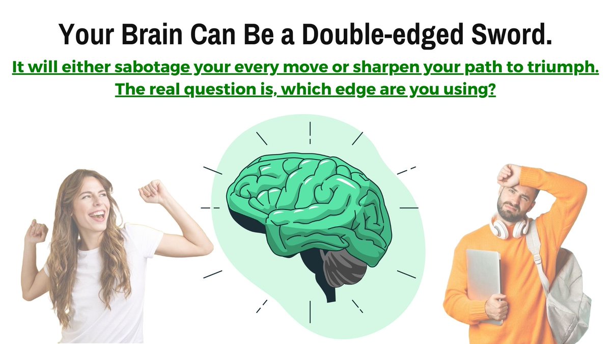 Your brain can be a double-edged sword. The real question is - which edge are you using?
linkedin.com/pulse/your-bra…