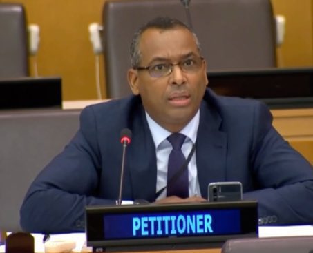 BreikaBeiba's tweet photo. #polisario has nvr got an accreditation to #UN. To have UN accreditation, u need 2B a sovereign nation. polisario is a terrorist cold war guerrilla. algerian diplomat👇is getting to #UN #4thCommittee as any other petitioner.
#SaharaOccidental #WesternSahara
#UNGA79 #UNSC #ONU https://t.co/EzywdGXInN