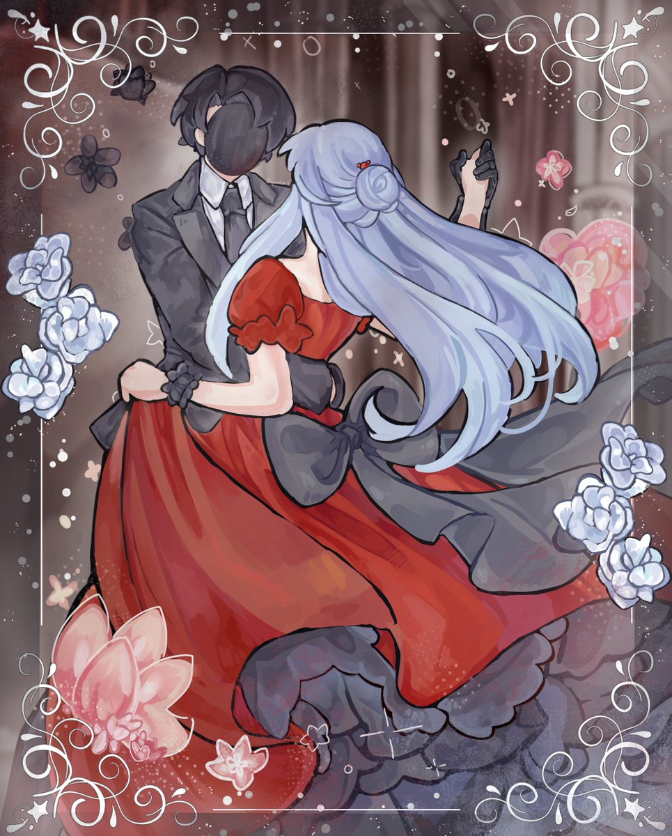 kyuncat_'s tweet photo. reuploaded to make adjustments! 
dance of black silence https://t.co/1PbSeqk9cm
