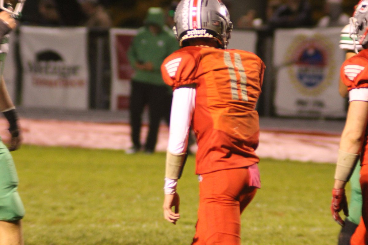 This past Friday got another win. Had 11 tackles, 3 receptions for 40 yards and 1 touchdown. Last home game. Bittersweet 
#11, #westfallfb, #senioryear.