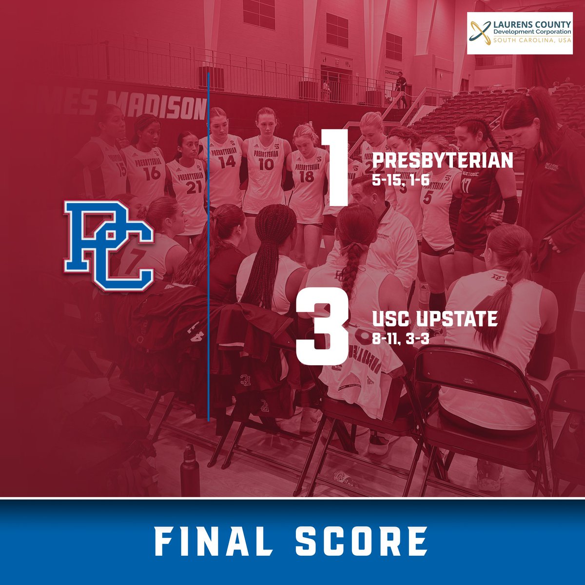 BlueHoseWVB's tweet image. FINAL |

C. Williams - 13 kills, .385 hitting %, 4 blocks, 1 ace.
A. Miller - 12 kills and 3 aces.
A. Baranski - 34 assists and 12 digs.
C. Hoyos - 21 digs and 1 ace.
E. Hutchinson - 9 kills, 2 blocks.

#GoBlueHose | #pcvb | #possible