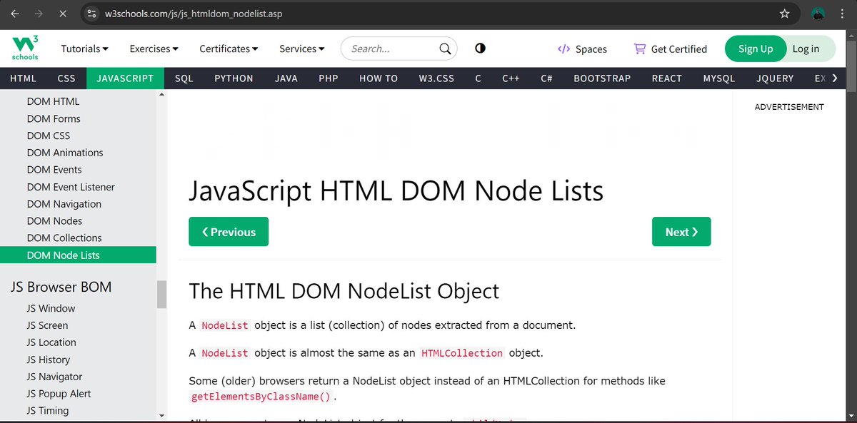 ShaziliSambo's tweet image. Day 99 of #100DaysOfCode: Explored JavaScript HTML DOM NodeList – used it to select and iterate over multiple elements in the DOM. 🧑‍💻 #100DaysOfCode #DOMManipulation #javascript
