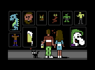 PETSCIIWORLD's tweet photo. #PETSCII #C64 #COMMODORE64 #GRAPHICS                                                                                                 
"Hall of Fame" by Rebel 1 (2024) https://t.co/CF6MPjP05I