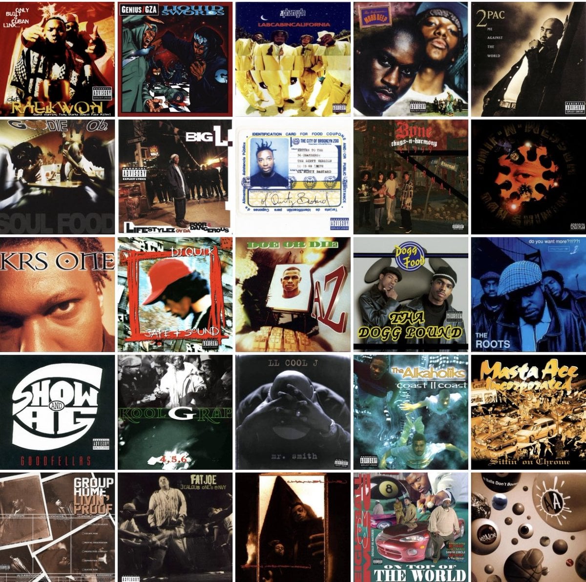 Name your 3 favourite 1995 Hip-Hop albums from this picture...

One rule: You can ONLY name 3‼️

Disclaimer: I didn't create the picture
#MajorSpotlight