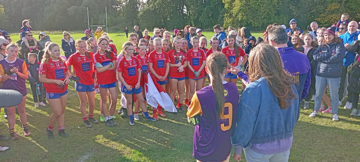 Clontarf GAA Club/CLG Chluain Tarbh (@clontarfgaaclub) on Twitter photo Congrats to our U13 Girls Footballers who are D1 Cup Champions 🏆💪❤️💙 beating Kilmacud Crokes 4-9 to 1-8. Combhrón Crokes who were very sporting runners-up for their gracious words and leaving their sideline spotless.👏👏 #LeaveNoTrace
<a href="/MHCLawyers/">Mason Hayes & Curran LLP</a> sponsors the U15 Girls Congrats to our U13 Girls Footballers who are D1 Cup Champions 🏆💪❤️💙 beating Kilmacud Crokes 4-9 to 1-8. Combhrón Crokes who were very sporting runners-up for their gracious words and leaving their sideline spotless.👏👏 #LeaveNoTrace
<a href="/MHCLawyers/">Mason Hayes & Curran LLP</a> sponsors the U15 Girls