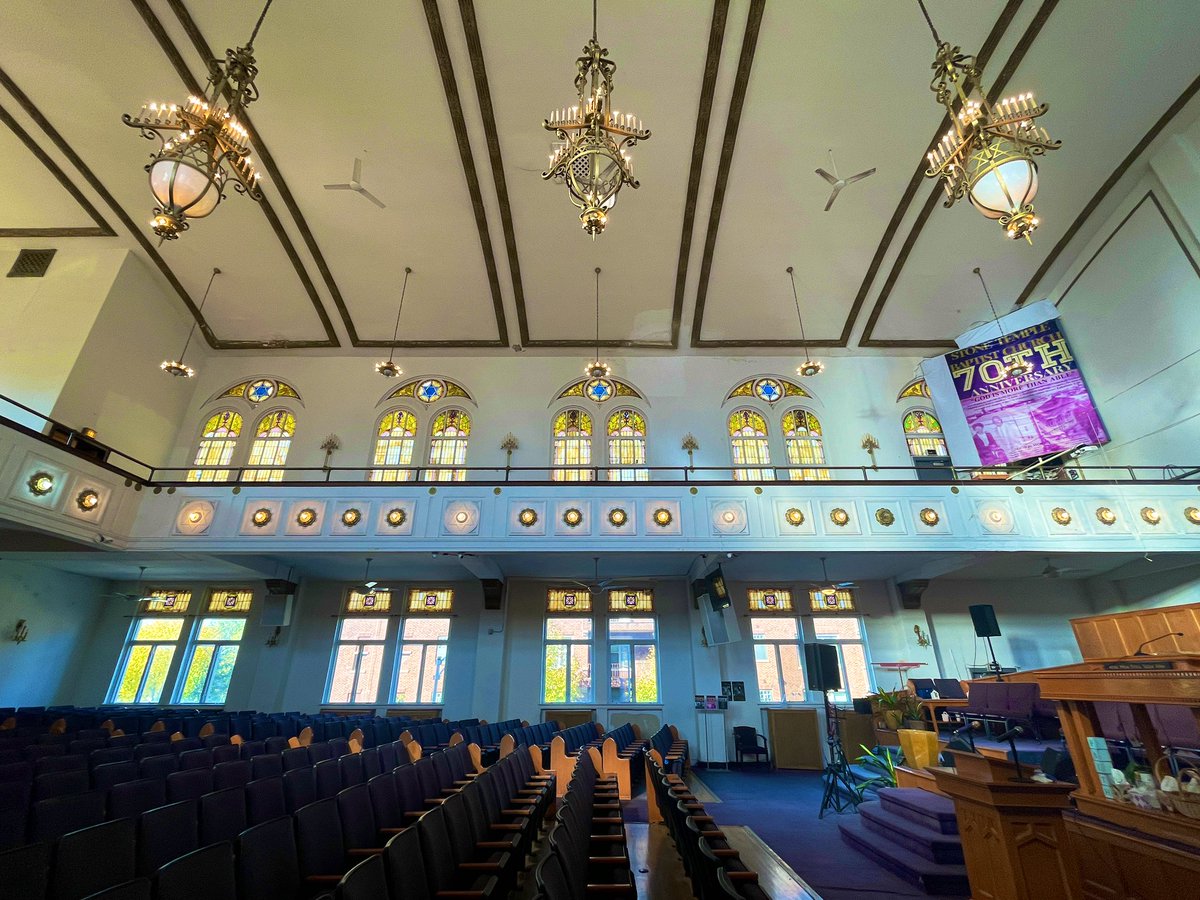 Stop #1 of #OHC2024: Stone Temple Baptist Church, the former Anshe Roumanian Synagogue in Lawndale