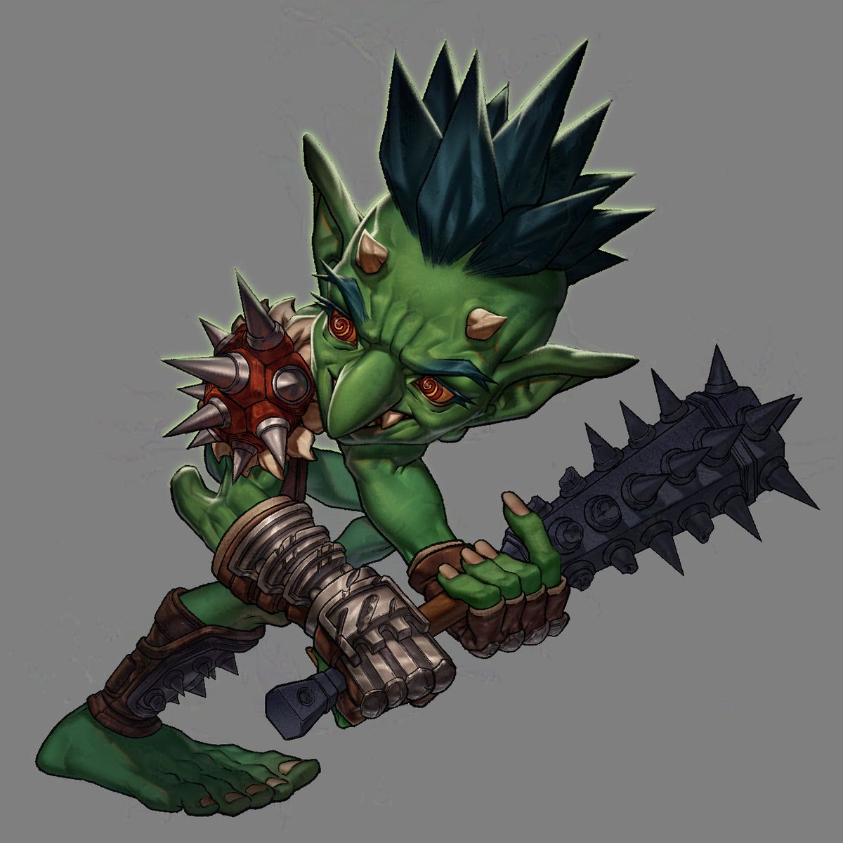 Maxsambol's tweet photo. Gob, Gobb, n' Gobby

Insert whistling with Jazz.
.
.
.
#Goblins #CharacterDesign #Fantasy #ConceptArt #DND https://t.co/BzhiEmN4es