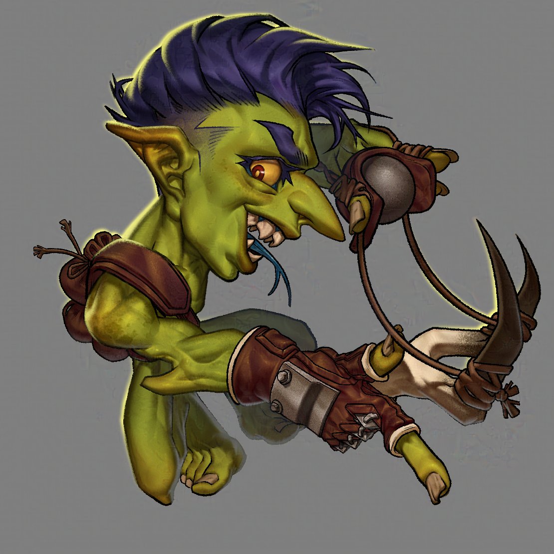 Maxsambol's tweet photo. Gob, Gobb, n' Gobby

Insert whistling with Jazz.
.
.
.
#Goblins #CharacterDesign #Fantasy #ConceptArt #DND https://t.co/BzhiEmN4es