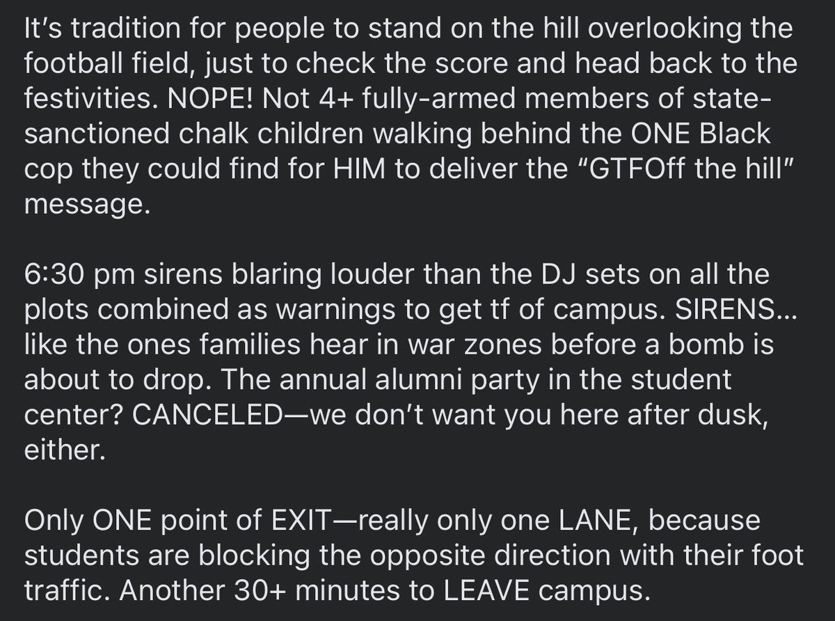 KellyeComms's tweet photo. I LOVE my #BowieState, but y’all gotta do better bc this year’s homecoming was an ENTIRE shxtshow. https://t.co/IFFhkCdxzR