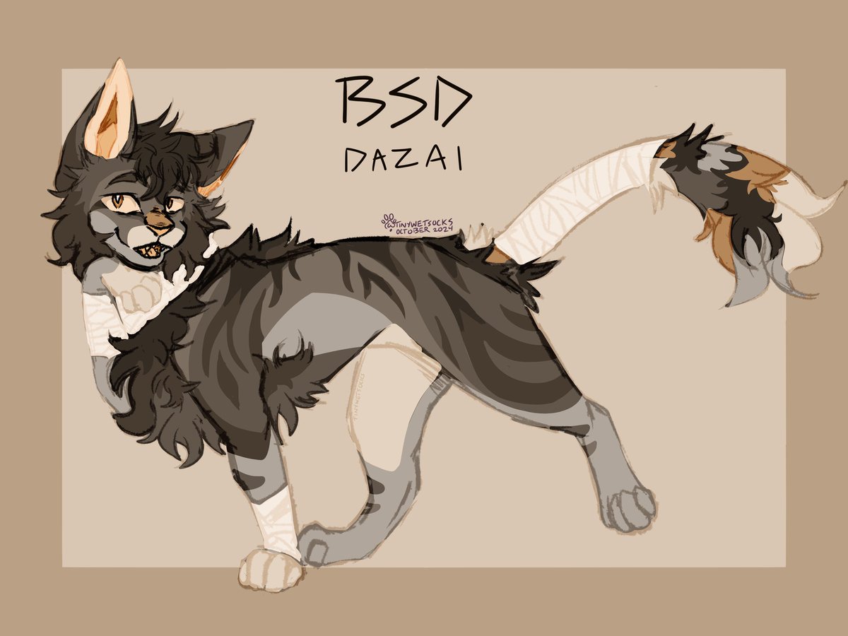 TINYWETSOCKS's tweet photo. did you just bungo stray cats bro ...
#catified #animalified #bsd #dazaiosamu #chuuyanakahara https://t.co/2RykaZttb0